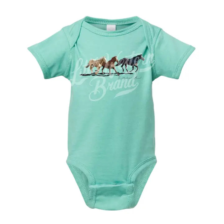 Little Western Brand Wild Horses - Saltwater