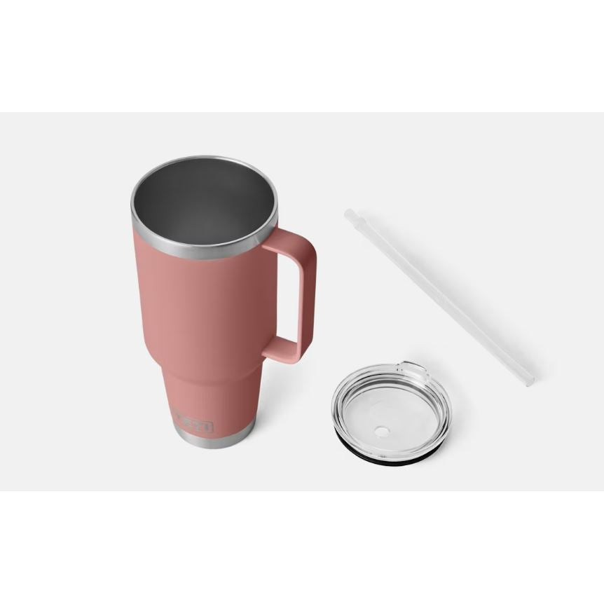 Yeti Rambler 1.2L Mug with Straw - Sandstone Pink