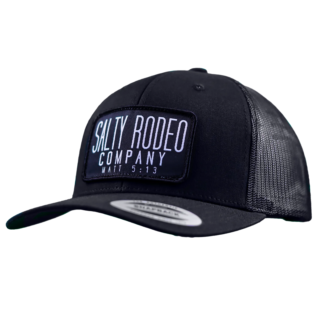 Salty Rodeo Company Ball Cap-Back In Black