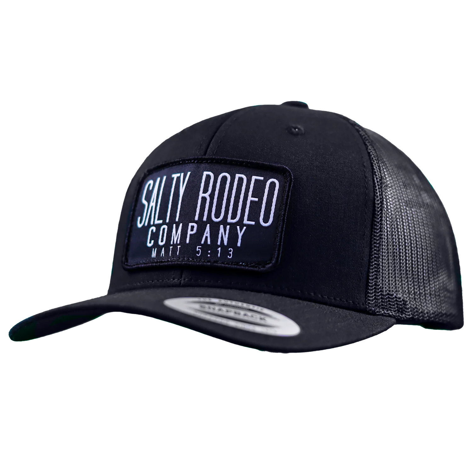 Salty Rodeo Company Ball Cap-Back In Black