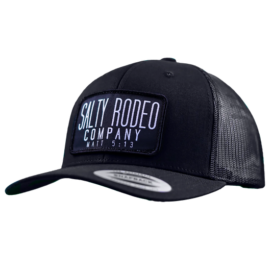 Salty Rodeo Company Ball Cap-Back In Black