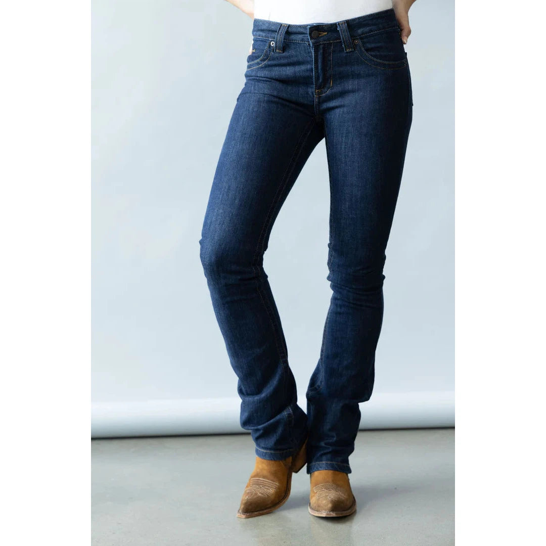 No Boundaries Pants Womens 9 Blue Denim Jeans Bootcut Medium Wash