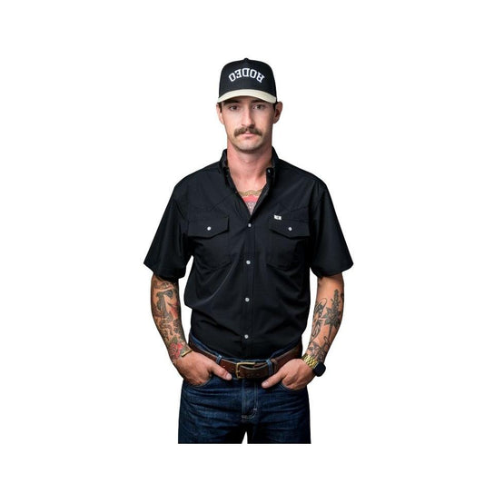 Ferrell Men's CORE Short Sleeve Snap Shirt - Assorted Colours