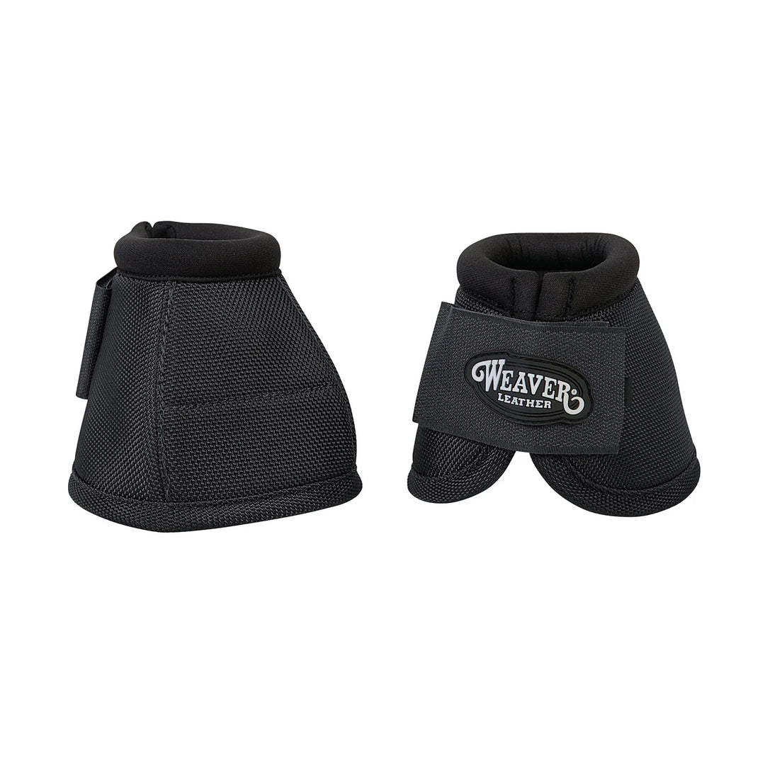 Weaver No-Turn Bell Boots- Black Oversized