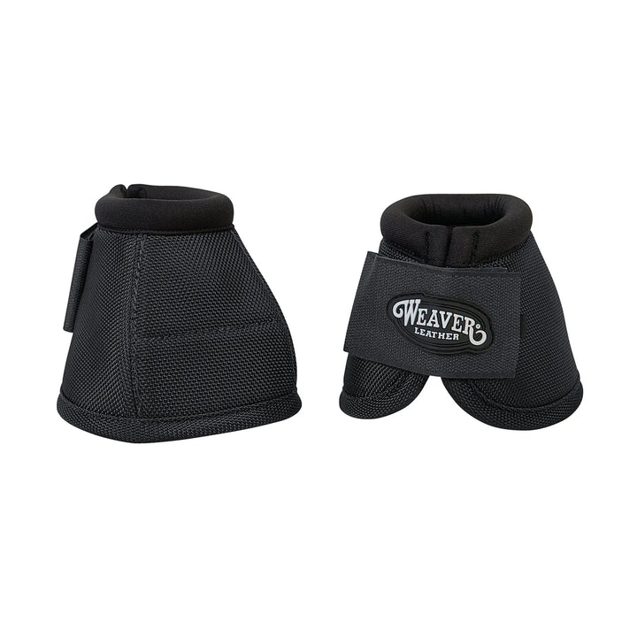 Weaver No-Turn Bell Boots- Black Oversized