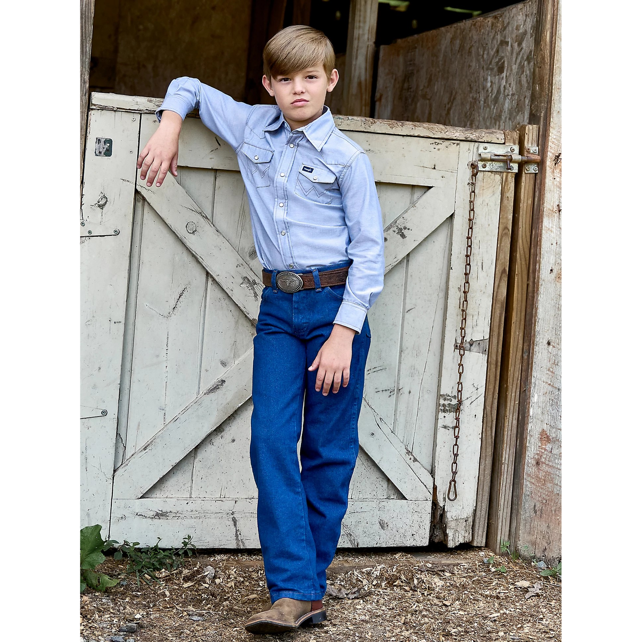 Wrangler Boy's Cowboy Cut Original Fit Jean - Prewashed Indigo