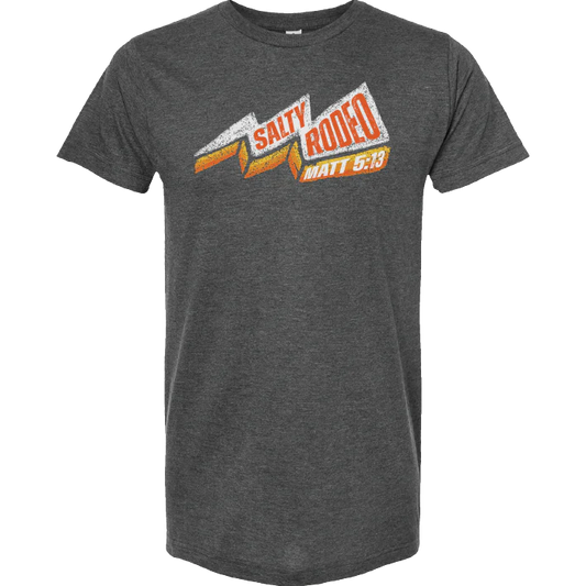 Salty Rodeo Company Unisex Bolt Tee Grey