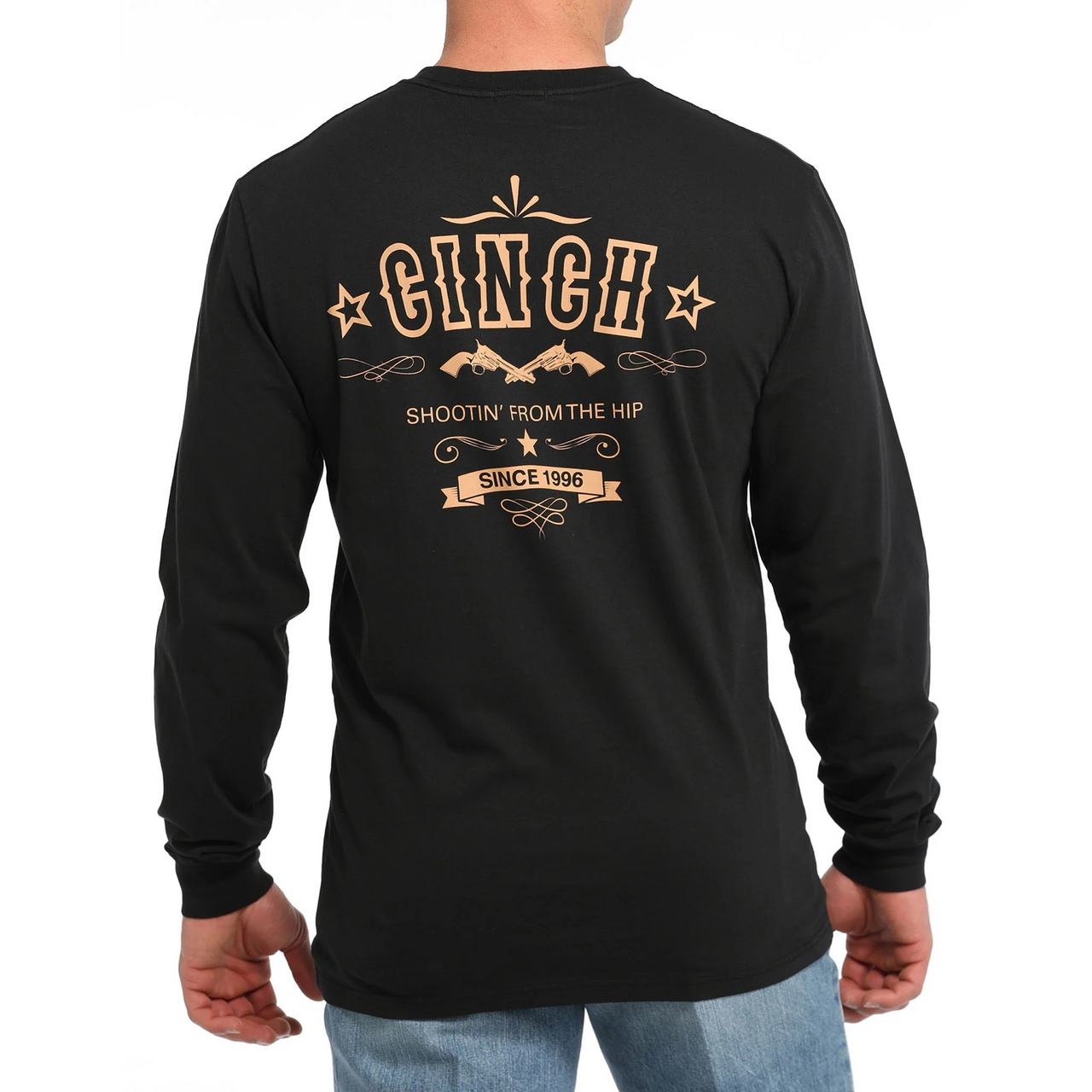 Cinch Men's Pistol Long Sleeve Shirt - Black