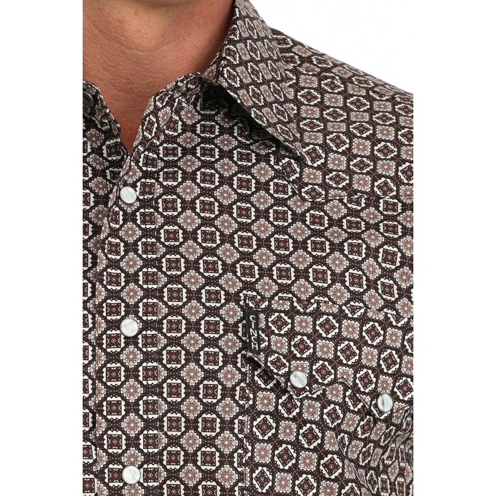 Cinch Men's Long Sleeve Western Shirt- Multi