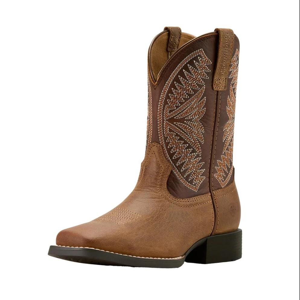 Ariat Kid's Ruidoso Western Boot - Chocolate Brown - Irvine Tack & Western Wear