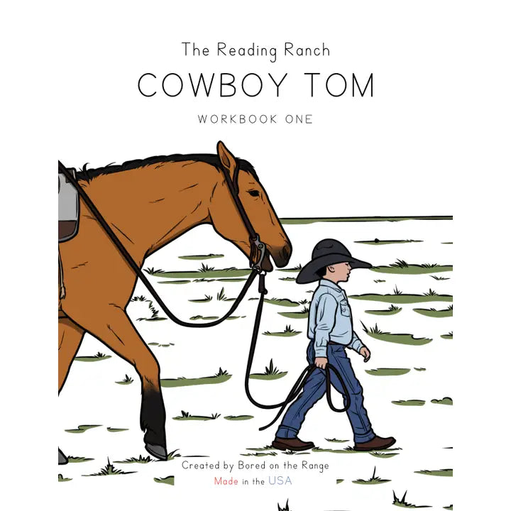 The Reading Ranch Cowboy Tom- Work Book 1