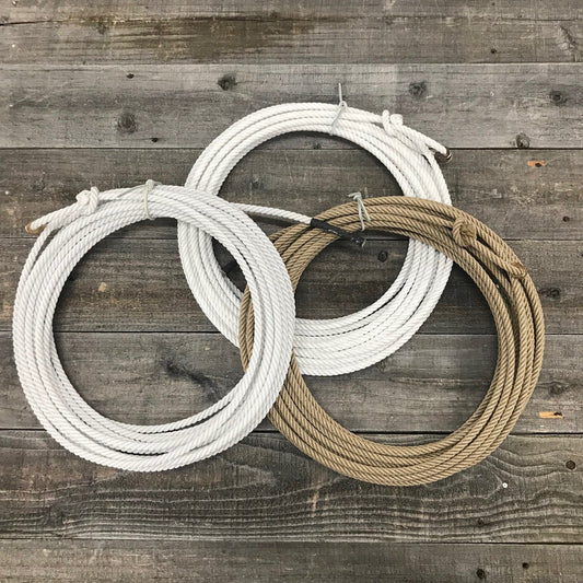 Uoza Black Label 4-Strand 10mm x 60' Poly Ranch Rope - Tan