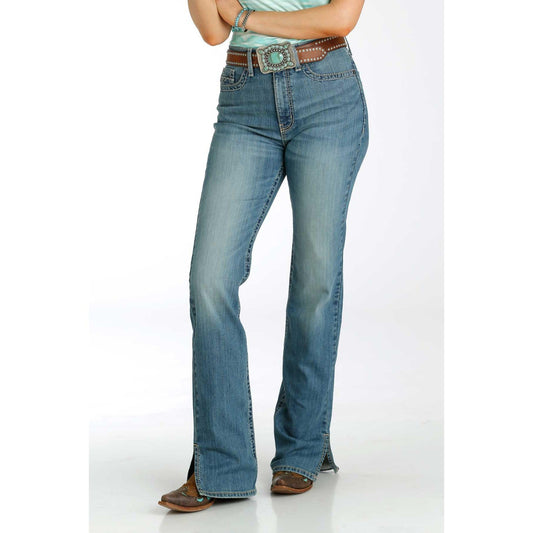 Cruel Women's Skylar Boot Cut Jean- Medium Stone 1