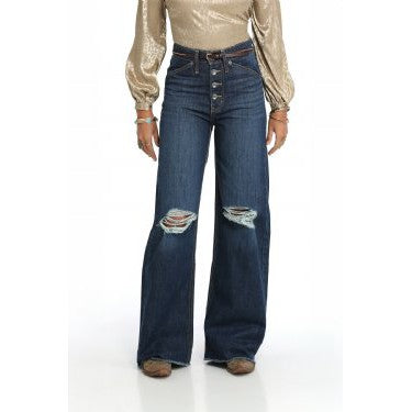 Cinch Women's Skylar Wide Leg - Dark Stone