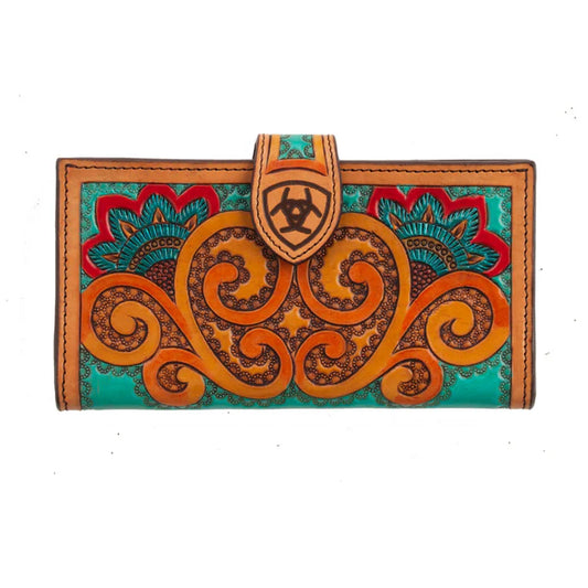Ariat Women's Paisley Wallet- Natural - Irvine Tack & Western Wear