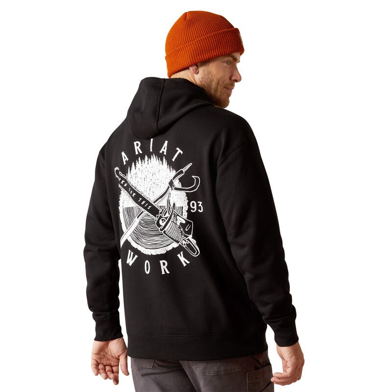 Ariat Men's Rebar Workman Chainsaw Hoodie - Assorted Colours