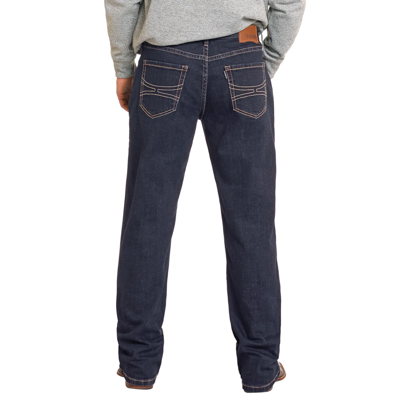 Hooey Men's Two Tone Stackable Bootcut Jeans - Dark Wash