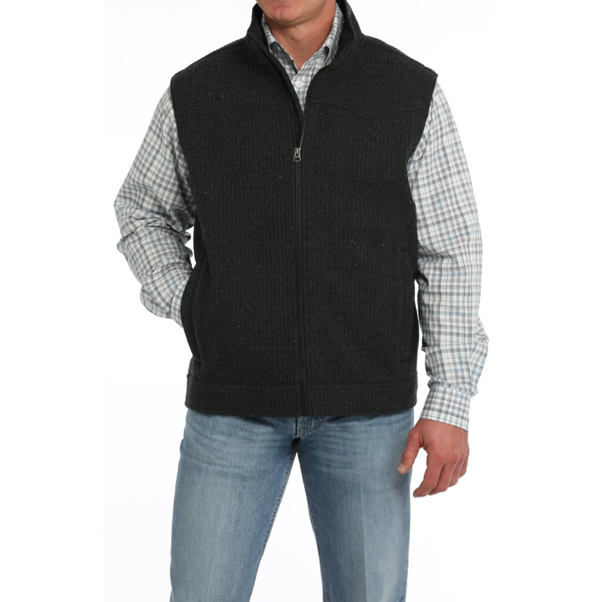 Cinch Men's Bonded Wooly Vest-