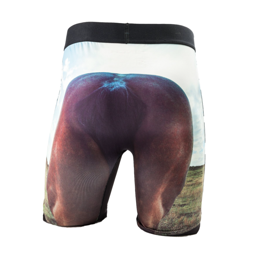 Cinch Men's Boxer Brief 9" Inseam - Horse Print