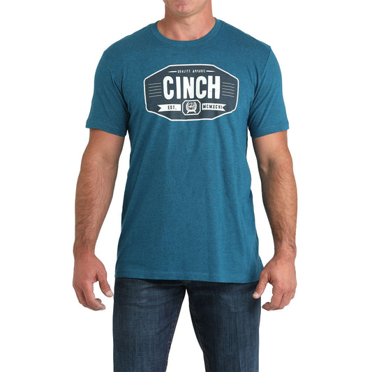 Cinch Men's Cinch Short Sleeve Tee Shirt - Teal