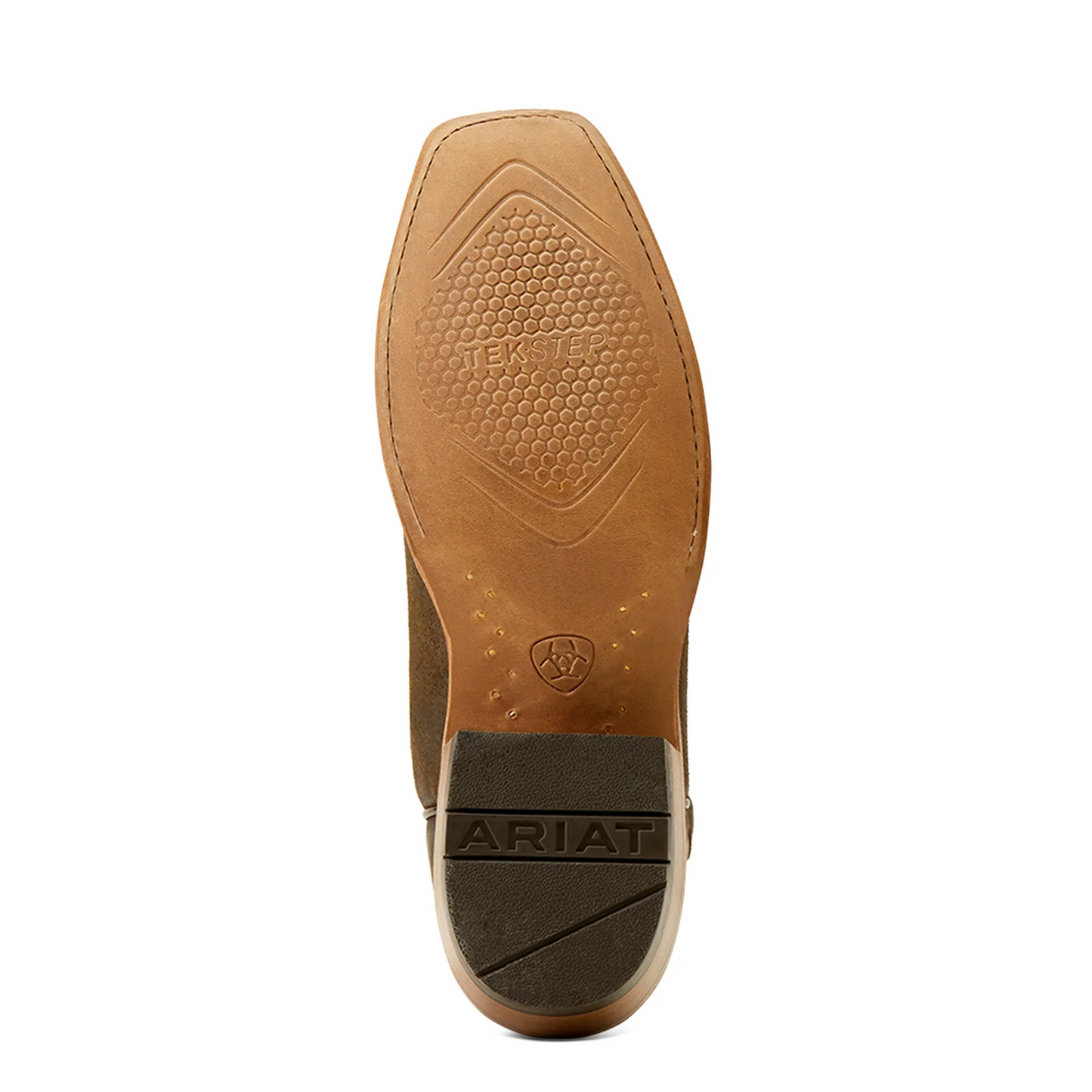 Ariat Men's Futurity Time Western Boots - Olive Roughout-Copper Crunch