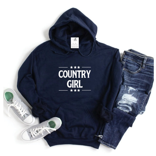 Blonde Ambition Long Sleeve Country Girl Hoodie