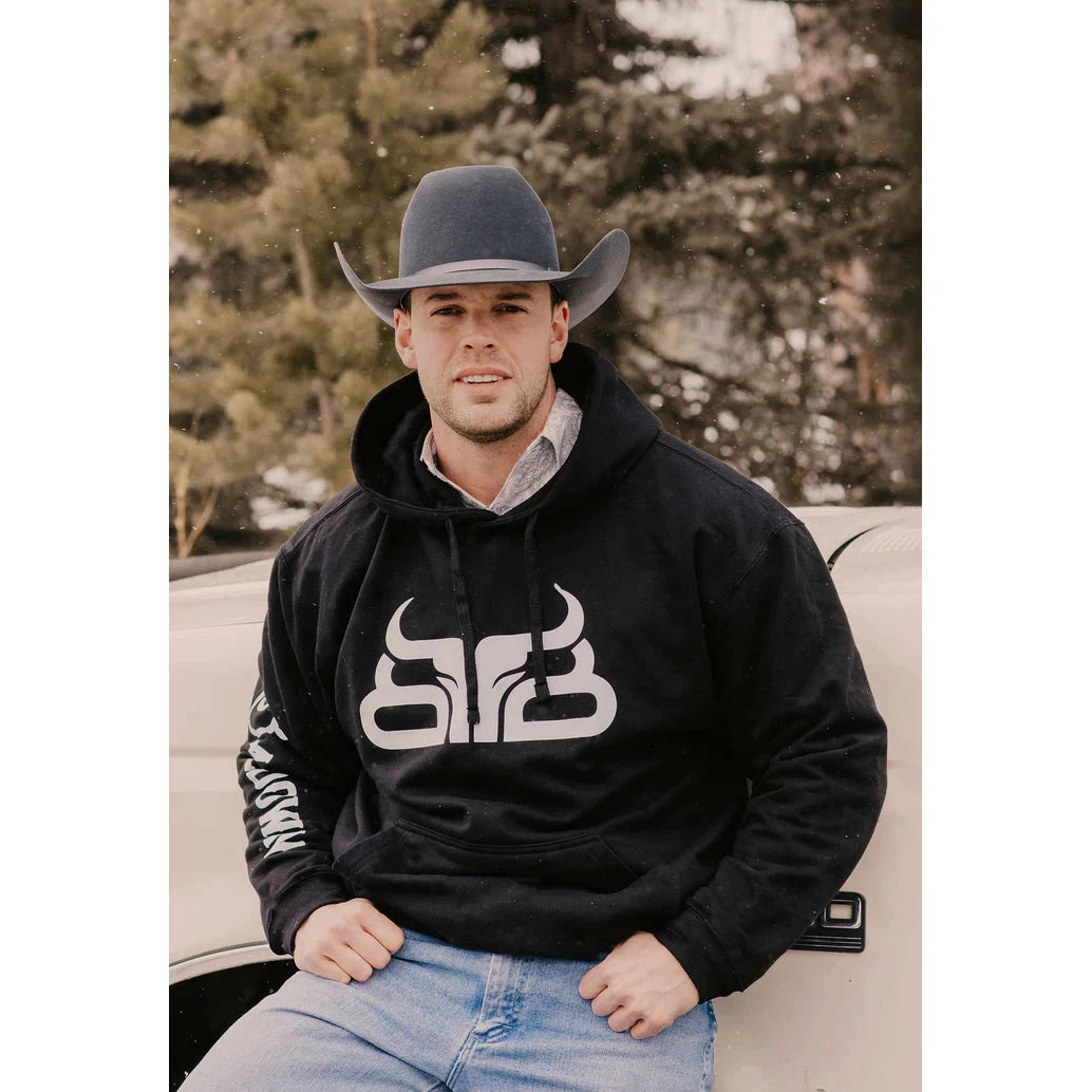 Baredown Cowpoke Hoodie B&W