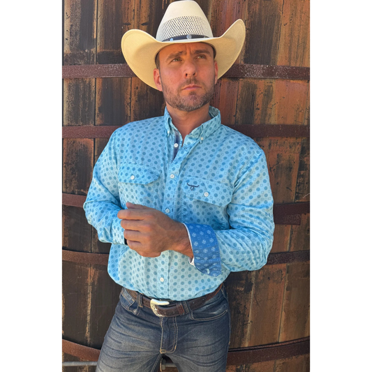 Drover Signature Series Men's Long Sleeve Performance Vent Shirt - Assorted Colors