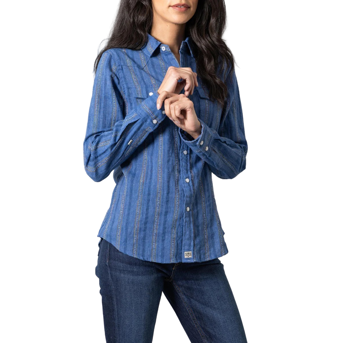 Kimes Women's Ingram Stripe Top - Indigo