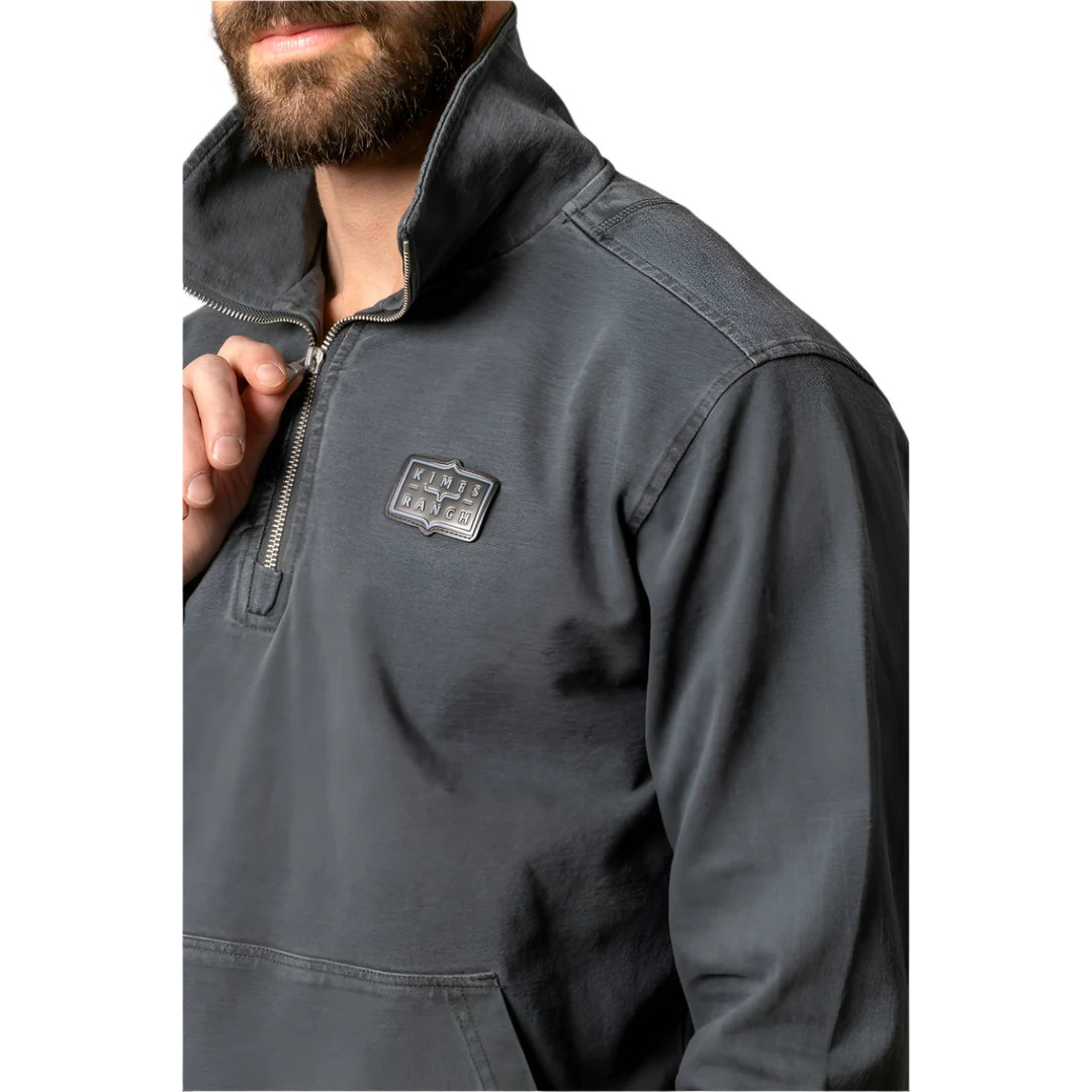 Kimes Men's Wicklow Long Sleeve 1/4 zip Sweater - Assorted Colours