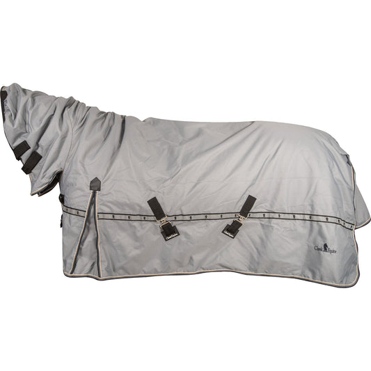 Classic Equine 10K Cross Trainer Hooded Winter Blanket - Storm Grey