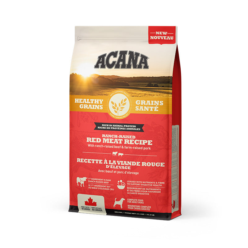 Acana Healthy Grains Ranch Raised Red Meat Recipe-10.2kg