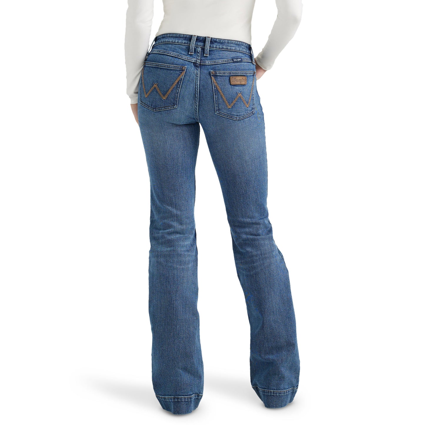 Wrangler Women's HO24 West Retro Mae Trouser- Iris