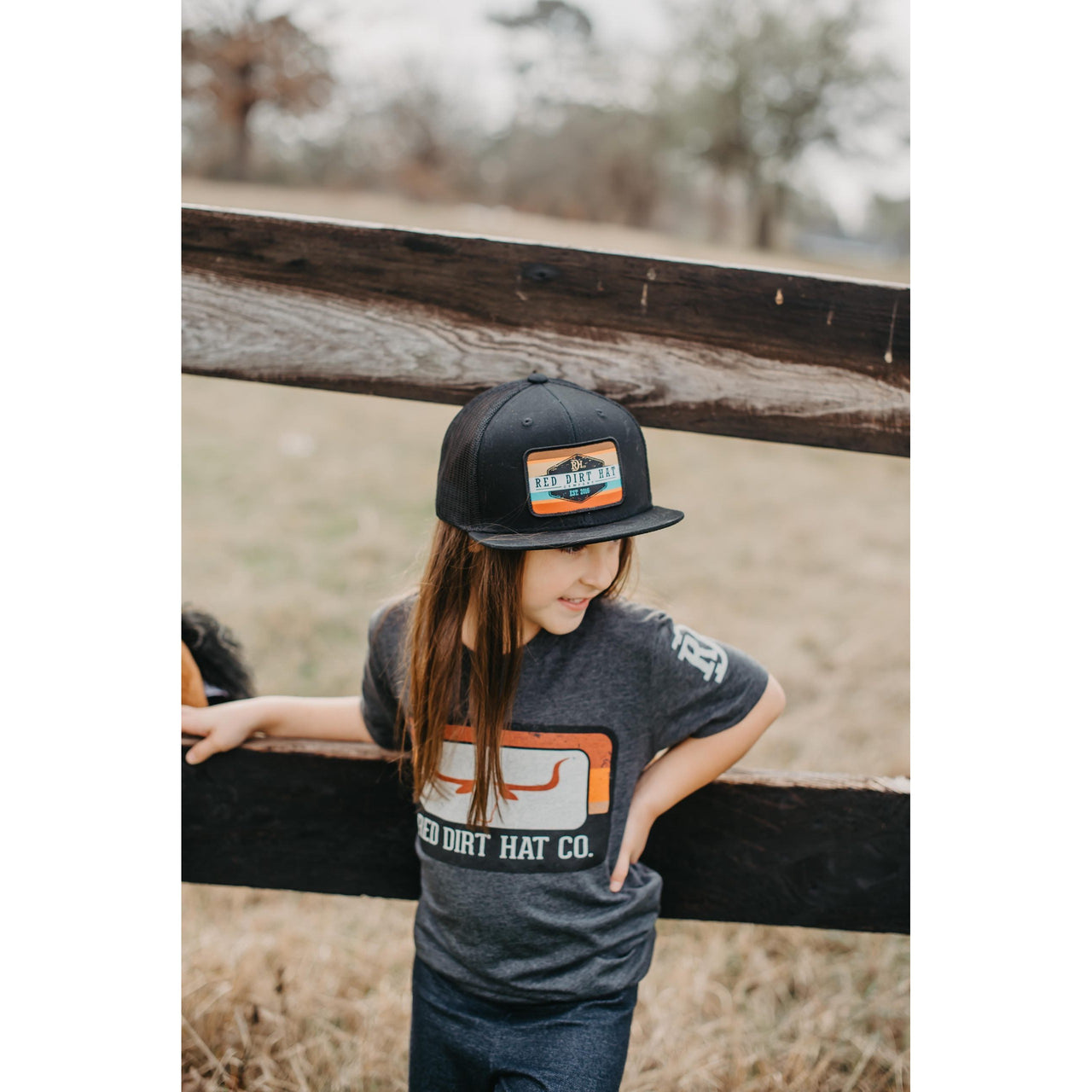 Red Dirt Hat Co. Youth Runaway T-Shirt - Heather Grey