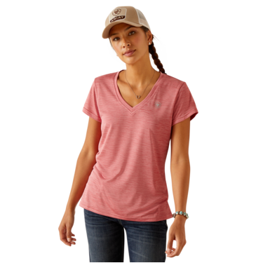 Ariat Women's Laguna Logo Short Sleeve T-Shirt - Slate Rose