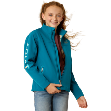 Ariat Youth New Team Softshell Jacket - Ocean Depth