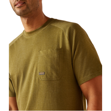 Ariat Men's Rebar Cotton Strong T-Shirt - Lichen Heather