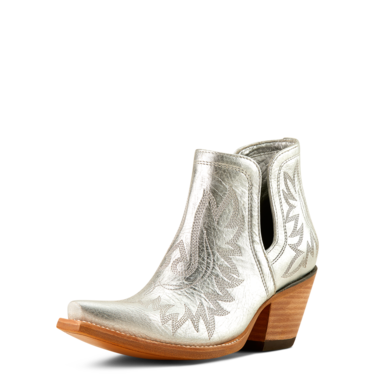 Ariat Women's Dixon Western Bootie - Silver Shine