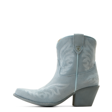 Ariat Women's Chandler Western Boots - Baby Blue Jean Suede
