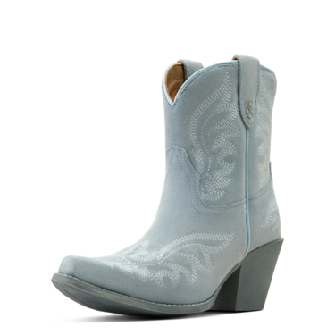 Ariat Women's Chandler Western Boots - Baby Blue Jean Suede