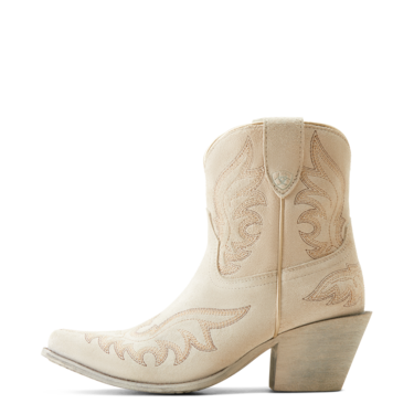 Ariat Women's Chandler Western Boots - White Suede