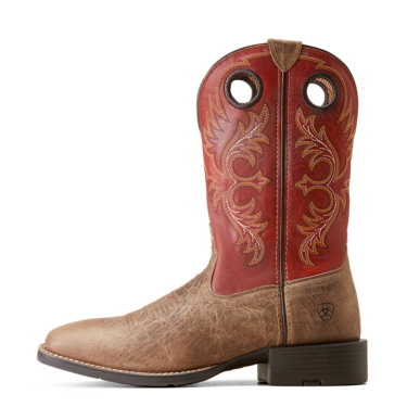 Ariat Men's Sport Rodeo Western Boots - Crazy Crunch Tan