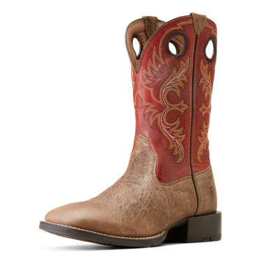 Ariat Men's Sport Rodeo Western Boots - Crazy Crunch Tan
