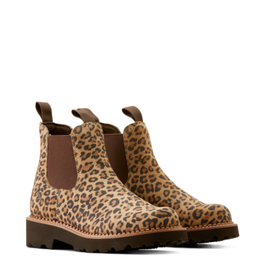 Ariat Women's Fatbaby Twin Gore Western Boots - Cheetah