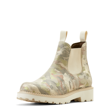 Ariat Women's Fatbaby Chelsea Western Boot - Pearlized Camo