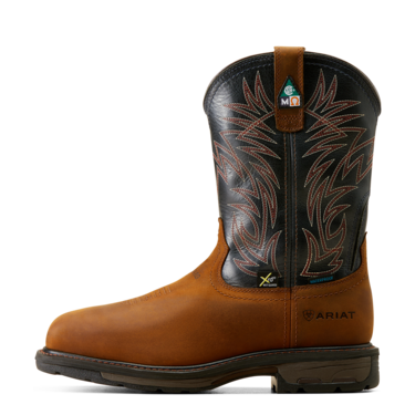 Ariat Men's WorkHog CSA Waterproof Composite Toe Work Boots - Dark Copper Brown