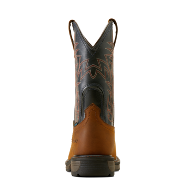 Ariat Men's WorkHog CSA Waterproof Composite Toe Work Boots - Dark Copper Brown