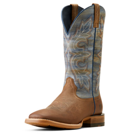 Ariat Men's Standout Cowboy Boots - Loco Brown/Cloud Blue