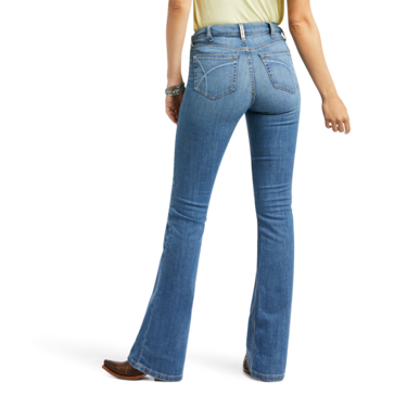 Ladies high 2024 waisted bootcut jeans