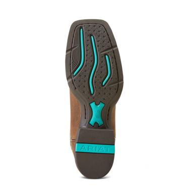 Ariat Women's Round Up Wide Square Toe Western Boot - Old Earth